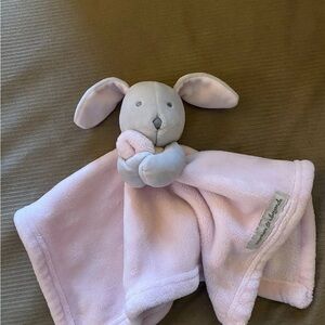 Blankets & Beyond Pink Plush Puppy Lovey Blanket
